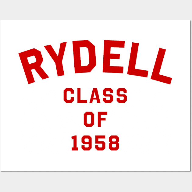 Rydell Class of 1958 Wall Art by Vandalay Industries